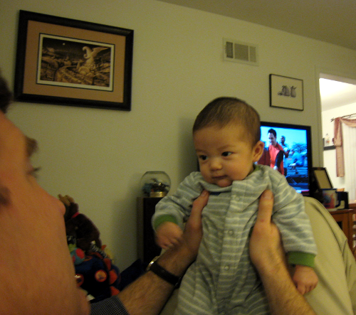 eyebrow-raised baby